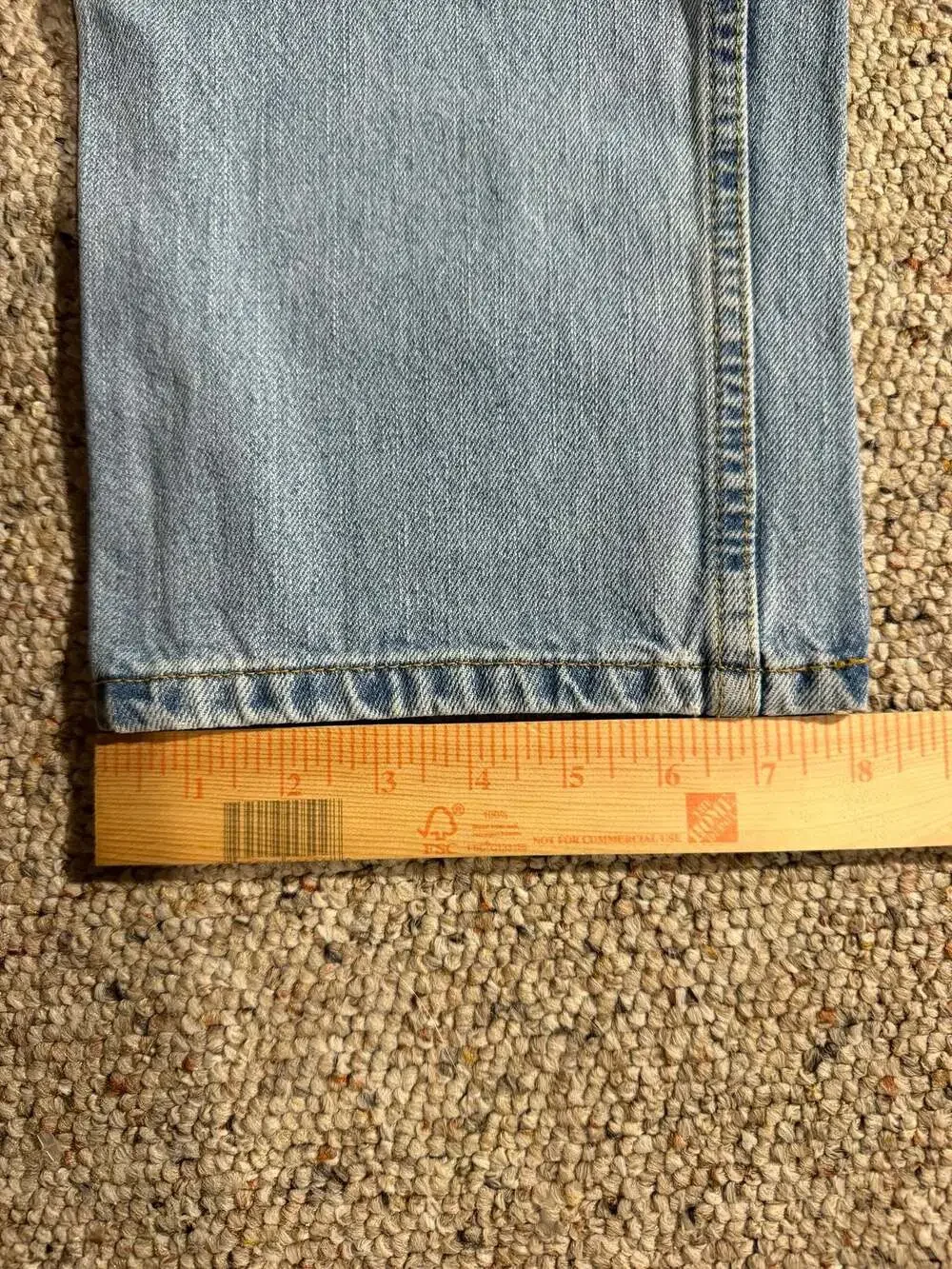Y2K‎ Levi's 505 Light Wash Regular Fit Jeans 34x32